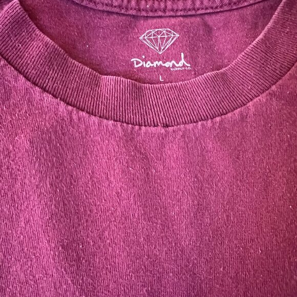 Diamond Supply Company Red Mens Shirt size L - Picture 11 of 11